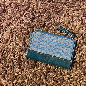 coach keychain wallet